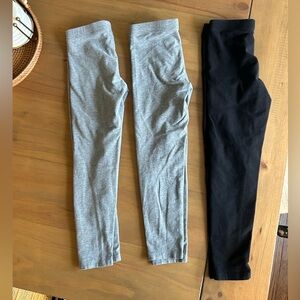 Stylish Kids Leggings in Gray and Black